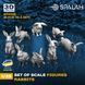 Set of figures 1:35 rabbits SPALAH 31135