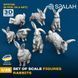 Set of figures 1:35 rabbits SPALAH 31135