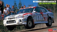 Збірна модель 1/24 автомобіль Mitsubishi Lancer Evolution IV 97 Finland Rally Winner Hasegawa 20480