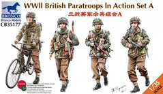 WW2 British Paratroopers in Battle Kit B Bronco 1/35 Scale