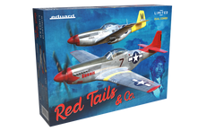 Сборная модель 1/48 самолета Red Tails & Co. Limited Edition - Dual Combo Eduard 11159