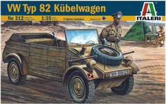 Збірна модель 1/35 автомобіль Volkswagen Typ 82 Kübelwagen Italeri 0312