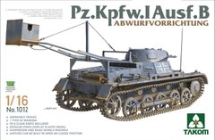 Сборная модель 1/16 Pz.Kpfw. I Ausf.B Abwurf Vorrichtung TAKOM 1012