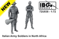 Сборная модель 1/72 3D Printed Set Italian Army Soldiers in Africa2 IBG Models 72U038