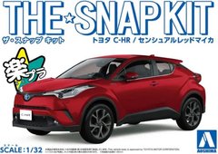 Сборная модель 1/32 автомобиль The Snap Kit Toyota C-HR (Sensual Red Mica) - SNAP KIT Aoshima 05637
