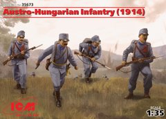 Фігури 1/35 Австро-угорська піхота (1914р.) (4 фігури) ICM 35673