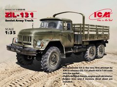 Prefab model 1/35 ZIL-131, Soviet army truck ICM 35515