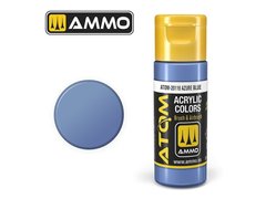 Acrylic paint ATOM Azure Blu Ammo Mig 20119