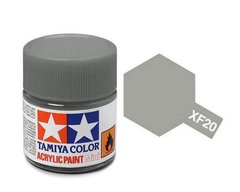Акриловая краска XF20 средний серый (Medium Gray) 10мл Tamiya 81720