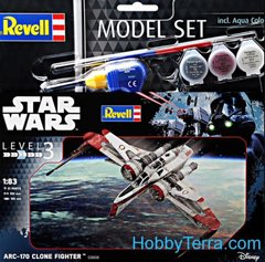 Сборная модель 1/83 Star Wars ARC-170 Clone Fighter Model-Set Revell 63608