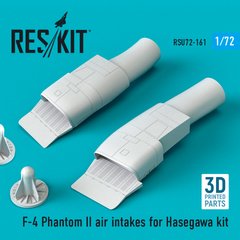 Повітрозабірники F-4 Phantom II для комплекту Hasegawa (3D друк) (1/72) Reskit RSU72-0161, В наявності