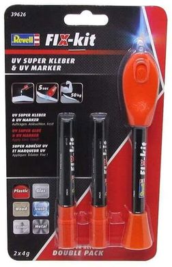 Набір Fix Kit UV Glue and Refill Pack, Black Revell 39626