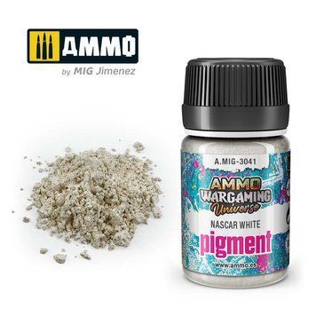 Пигмент Ammo Wargaming Universe NASCAR White Ammo Mig 3041