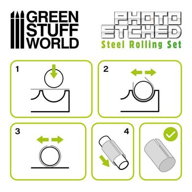Інструмент для формування деталей з фототравленням шляхом створення радіусів Green Stuff World 2929