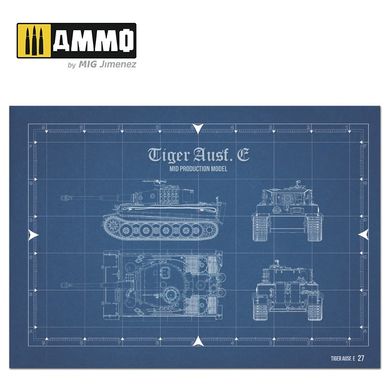 Modeling Guide "Tiger Ausf.E" (English, Castellano, Français) Ammo Mig 6024