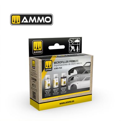 Набір праймерів та мікронаповнювачів A-STAND Microfiller Primers Set Ammo Mig 7535
