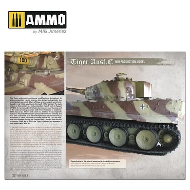 Modeling Guide "Tiger Ausf.E" (English, Castellano, Français) Ammo Mig 6024