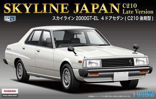 Сборная модель 1/24 автомобиля Nissan Skyline Japan 2000GT-EL 4Dr Sedan C210 Fujimi 038766