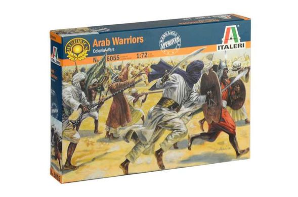 Сборная модель 1/72 Фигур Arab Warriors Colonial Wars Italeri 6055¶