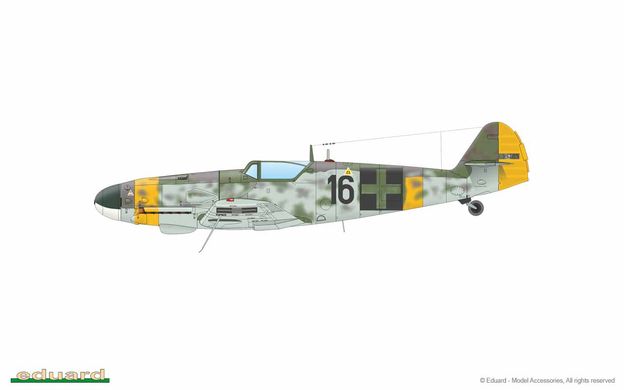Збірна модель 1/48 гвинтовий літак Bf 109G-10 WNF/Diana Weekend edition Eduard 84182