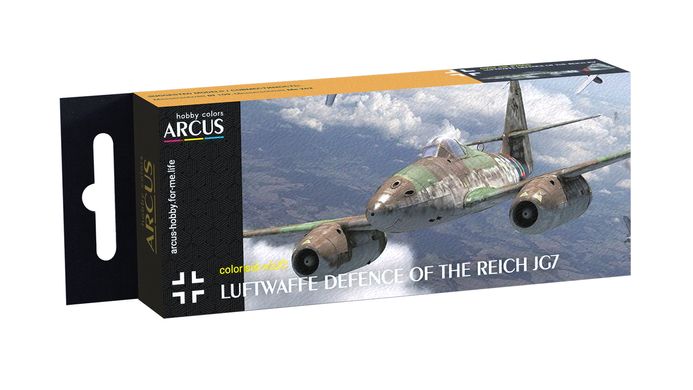 Набор эмалевых красок Luftwaffe Defence of The Reich JG7 Arcus 2005