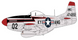 Збірна модель 1/72 американський винищувач F-51D Mustang Airfix A02047A