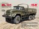 Prefab model 1/35 ZIL-131, Soviet army truck ICM 35515