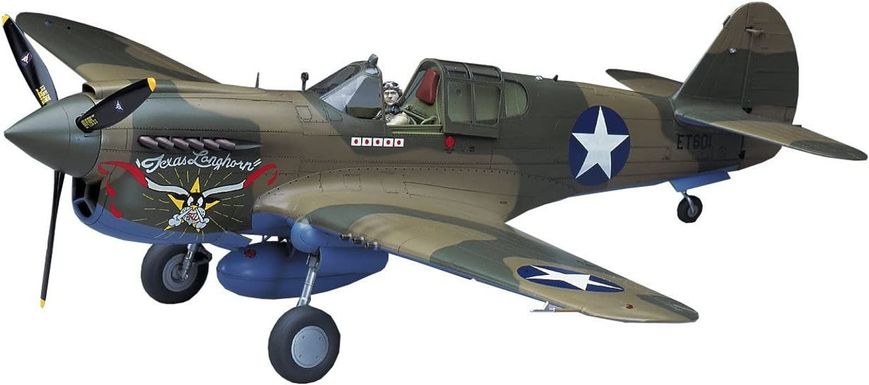 Сборная модель 1/32 истребитель P-40E Warhawk Hasegawa 08879