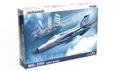 Сборная масштабная модель 1/72 самолета MiG-21MF Fighter Bomber Eduard 7458