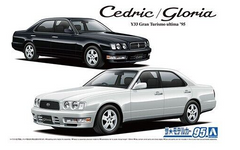 Сборная модель 1/24 автомобиль Nissan Y33 Cedric/Gloria GT Ultima '95 escala Aoshima 06174