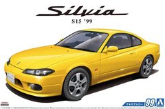Сборная модель 1/24 автомобиля Nissan S15 Silvia Spec.R '99 Aoshima 05679