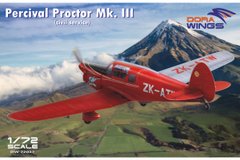 Assembled model 1/72 aircraft Percival Proctor Mk.III DW 72017