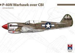 Сборная модель истребителя P-40N Warhawk over CBI Hobby 2000 48002 1:48