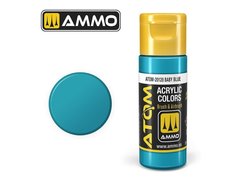 Acrylic paint ATOM Baby Blue Ammo Mig 20120