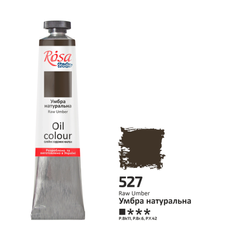 Oil paint, natural Umbra (527), 45 ml, ROSA Studio
