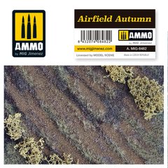Коврик для имитации земляных и травяных аэродромов Airfield Autumn Ammo Mig 8482