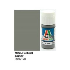 Акриловая краска-металлик сталь MF Steel 20ml Italeri 4679
