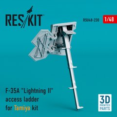 Масштабная модель F-35A "Lightning II" лестница для комплекта Tamiya (3D-печать) (1/48) RSU48-0230Scale Model F-35A "Lightning II" Tamiya Kit Ladder (, Нет в наличии