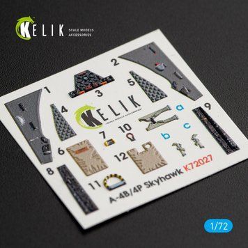 3D наклейки 1:72 A-4(B,P) "Skyhawk" для Airfix Kelik K72027
