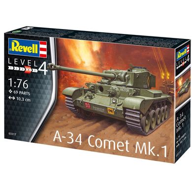 A-34 Comet Mk.1 tank model Revell 03317