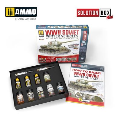 Solution Set WWII Soviet Winter Colors and Weather System (WWII Soviet Winter Vehicles) Ammo Mig 7903