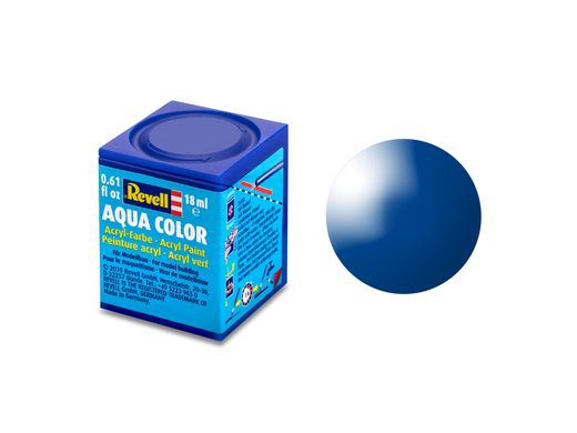 Aqua Color Blue, glossy, 18 ml. Revell 36152