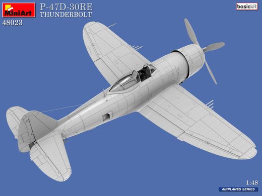 Збірна модель 1/48 літак P-47D-30RE Thunderbolt (Базовий комплект) MiniArt 48023