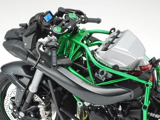 Збірна модель 1/12 мотоцикл Kawasaki Ninja H2 Carbon Tamiya 14136