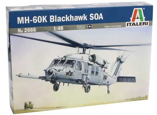 Збірна модель 1/48 вертоліт Sikorsky MH-60K Blackhawk SOA Italeri 2666