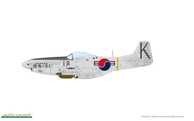 Збірна модель 1/48 літаки Korea (P-51D, RF-51D, F-51D) Dual Combo! - Limited Edition Eduard 11161