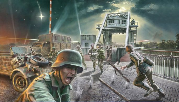 Набір 1/72 битва Міст Пегаса - День Д 75-ї річниці 1944-2019 Airborne Assault Italeri 6194
