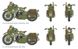 Сборная модель 1/35 мотоцикла U.S. Motorcycles D-Day Normandy 1944/2014 Italeri 0322