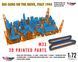 Assembly model 1:72 M33 tractor with 240 mm M1 howitzer and figures / Cori, Italy 1944 Mirage-Hobby 7200