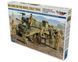 Assembly model 1:72 M33 tractor with 240 mm M1 howitzer and figures / Cori, Italy 1944 Mirage-Hobby 7200